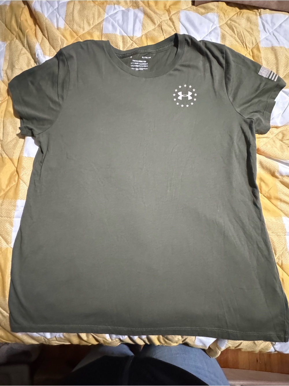 Under Armour Women’s Olive Green Short Sleeve Performance Tee